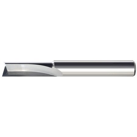 Mastercut Tool 3/16x3/4x1/4x2 1FL "V" Straight Cut Crescent End WRouter 800-004